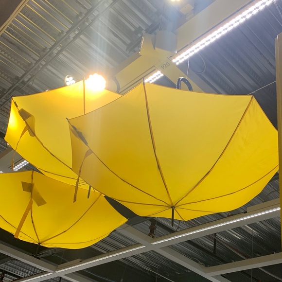 1 IKEA Yellow/Blue/black Umbrella for rainy season new - Picture 4 of 9